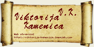 Viktorija Kamenica vizit kartica